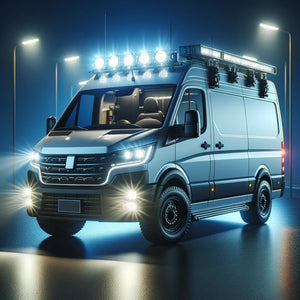 Éclairage LED sur un utilitaire 